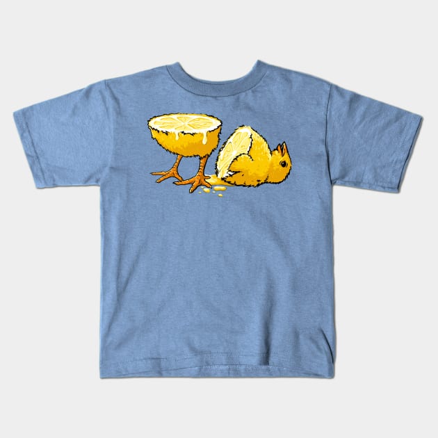 Lemon chicken Kids T-Shirt by raxarts